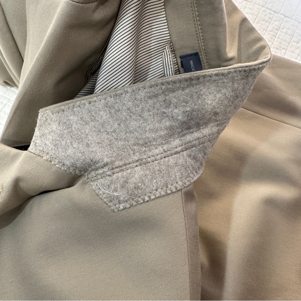 Madison Modern Fit Suit Jacket 40L Stretch Beige New Without Tags - Picture 13 of 13